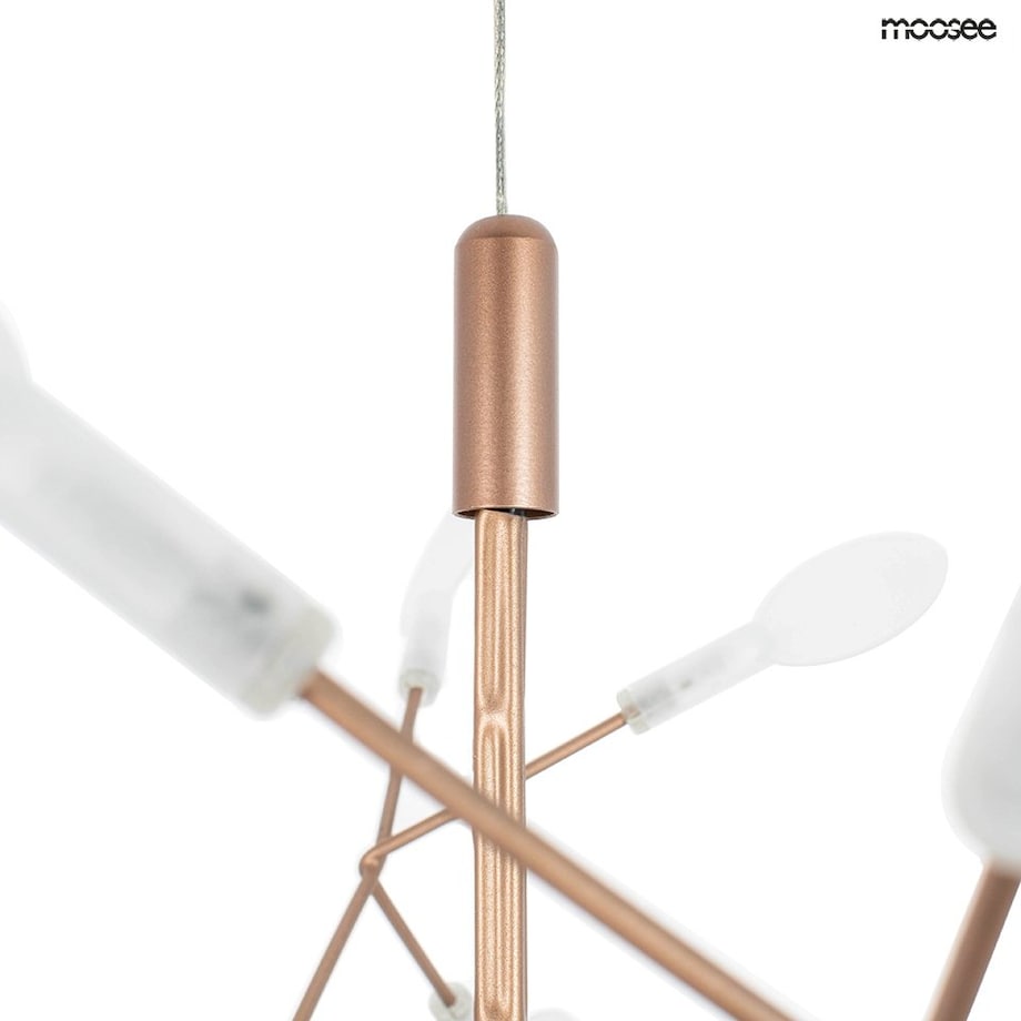 Lampa wisząca Flora MSE010100200 LED 23,W do sypialni złota