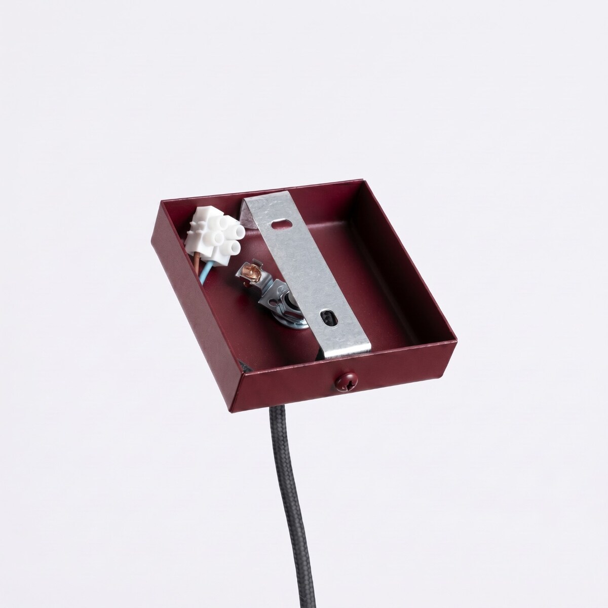Lampa wisząca KARBON 1 burgund