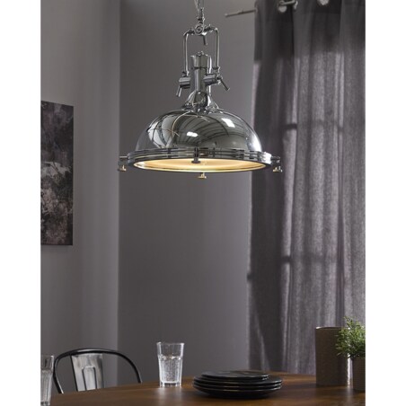Lampa wisząca EBRON Metal Srebrny