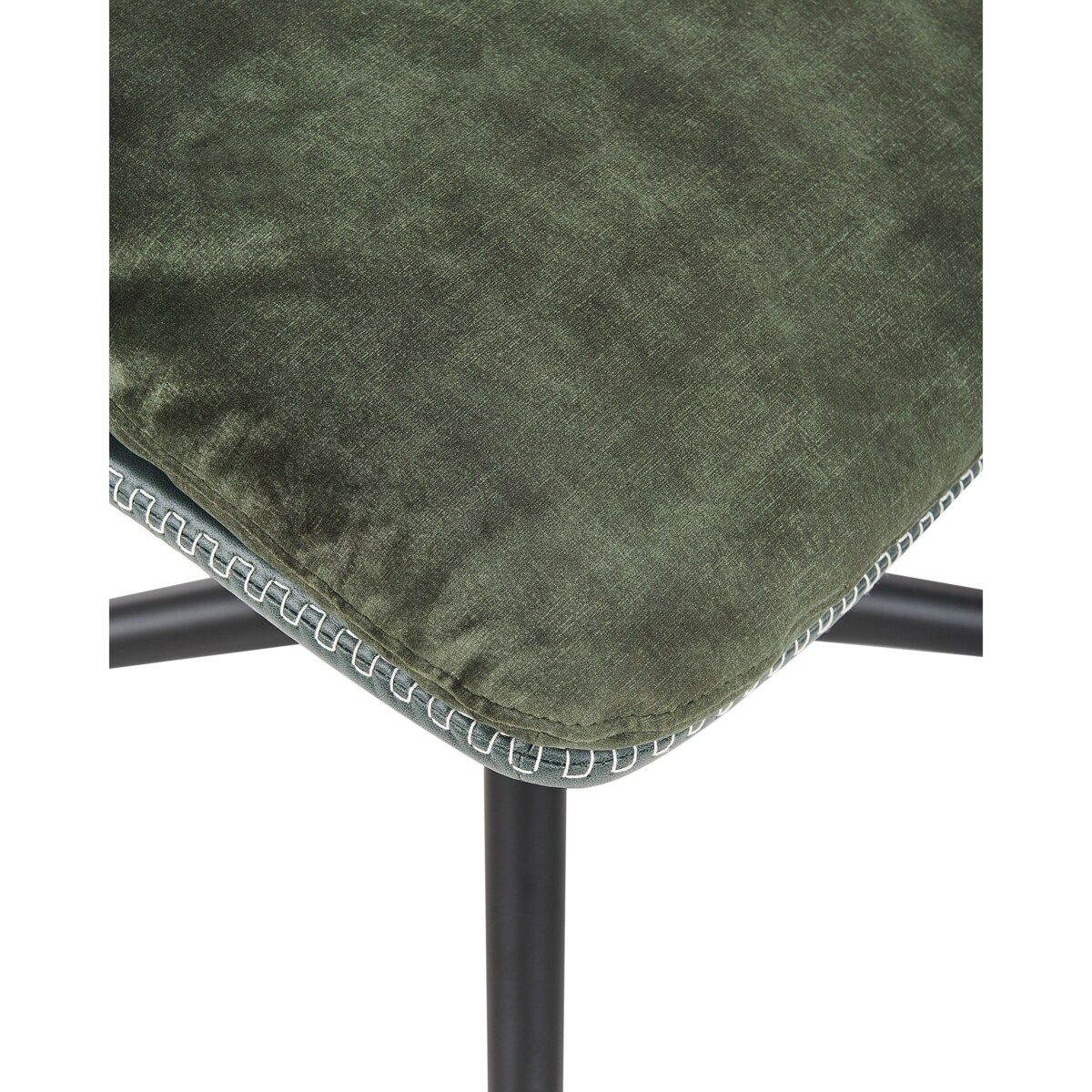 Krzesło z podnóżkiem Ciemnozielony EIDE