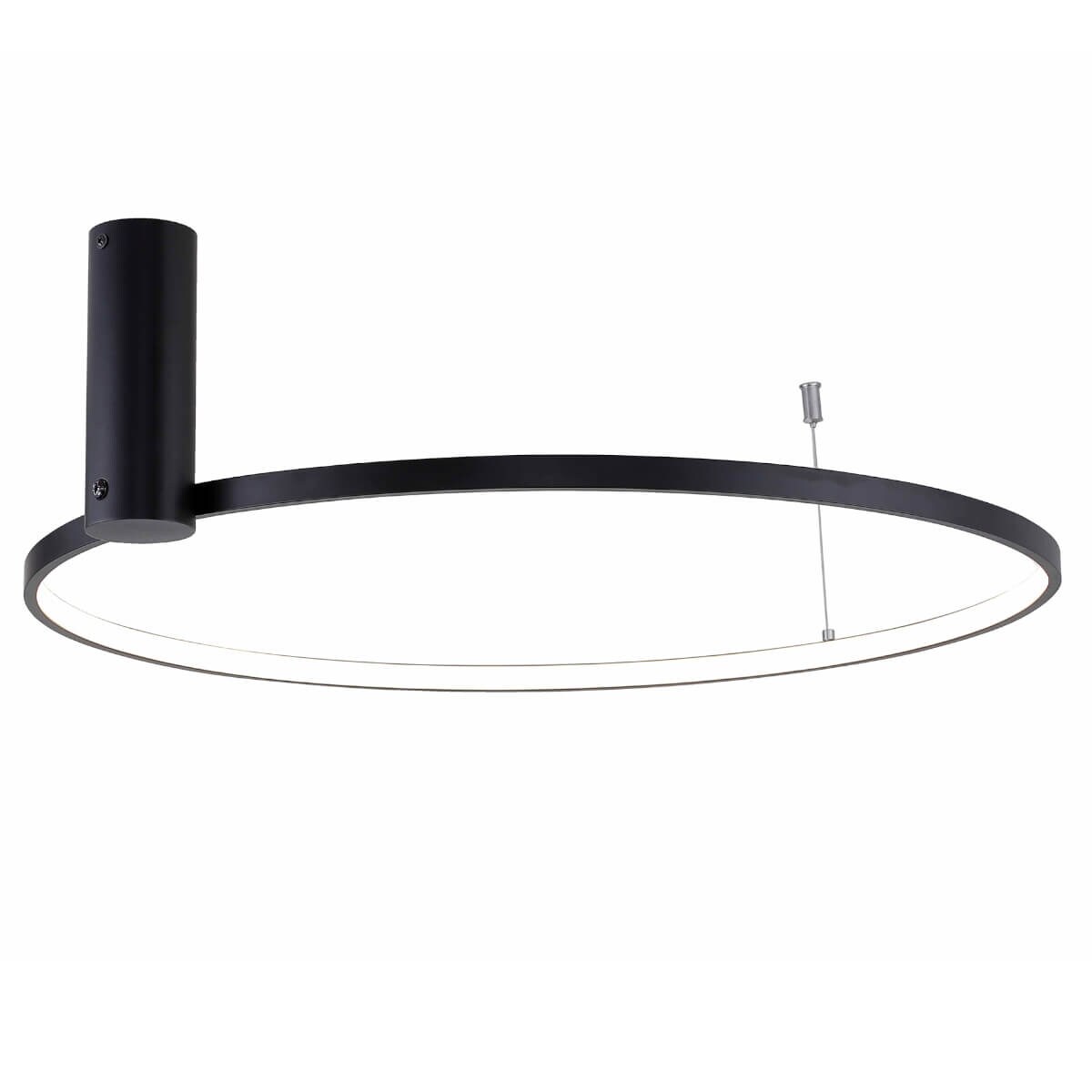 Ledowa lampa sufitowa Horik 89429-60BK Zumaline 32W 3000-6000K do salonu czarna