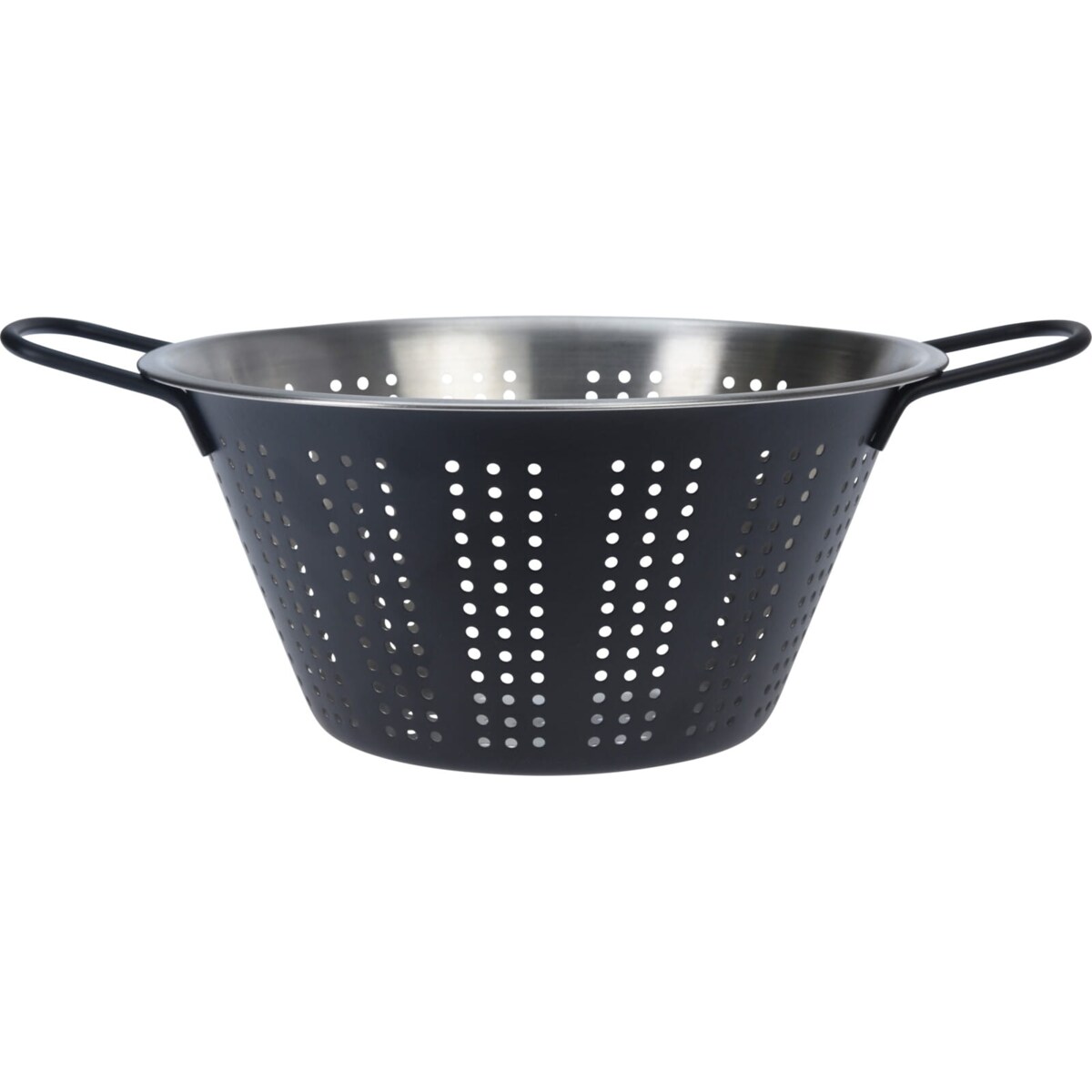 DURSZLAK, STAL NIERDZEWNA (201) 22x10cm, KOLOR CZARNY MATOWY