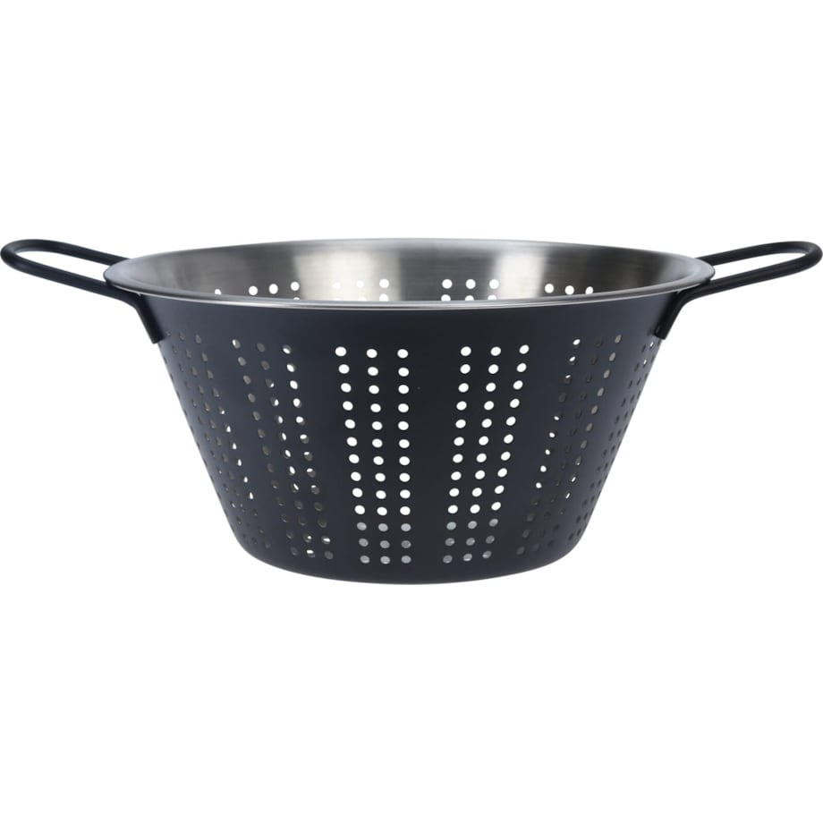 DURSZLAK, STAL NIERDZEWNA (201) 22x10cm, KOLOR CZARNY MATOWY