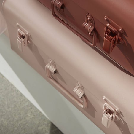 Pudełka dekoracyjne walizki THE KING OF THE JUNGLE, 2 sztuki