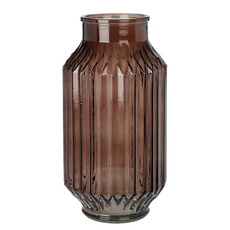 Wazon Szklany Wysoki Cylinder Dekoracyjny Na Kwiaty Ozdobny 23,5 cm