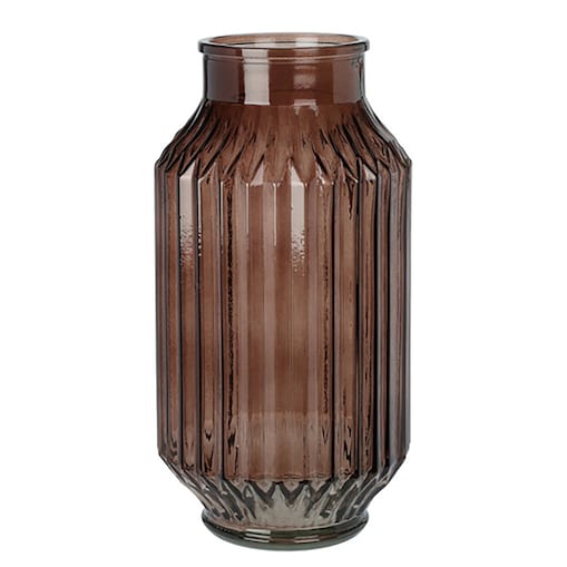 Wazon Szklany Wysoki Cylinder Dekoracyjny Na Kwiaty Ozdobny 23,5 cm