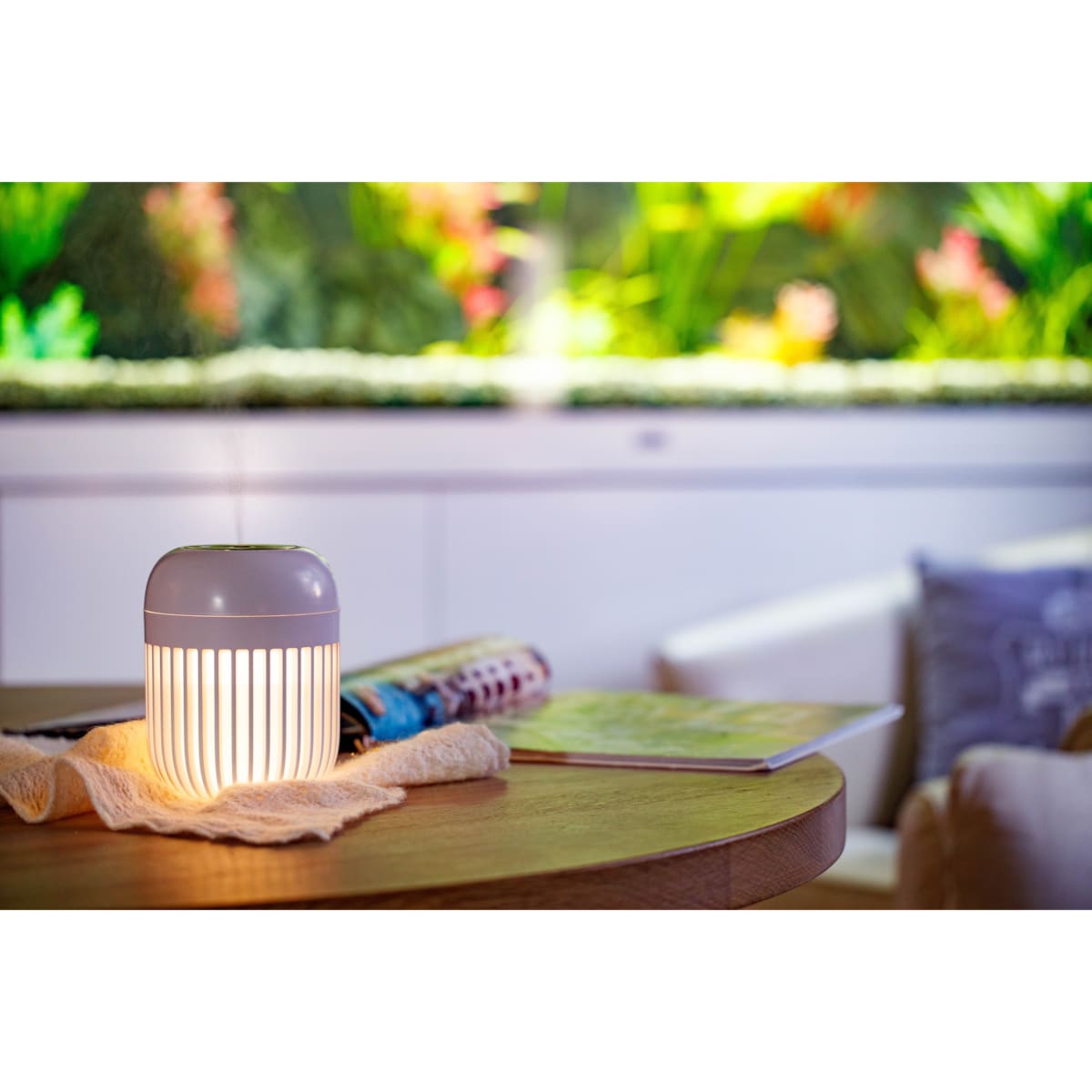 InnoGIO GIOhygro Light Nawilżacz Powietrza biały z podświetleniem LED