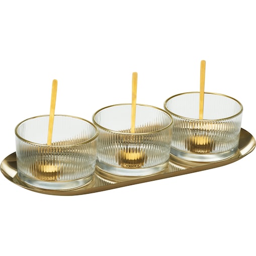 Zestaw 3 szt. dipówek 310 ml LAVELL 30x12,5x5,6 cm