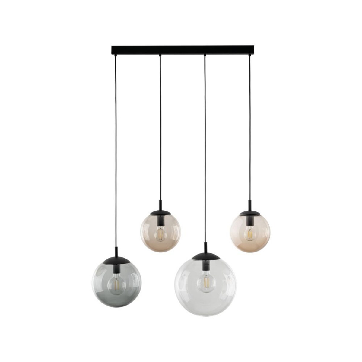 Lampa wisząca TK Lighting ESME MIX 4795, 4xE27, multikolor, regulowana wysokość, nowoczesna nad stół do salonu i kuchni