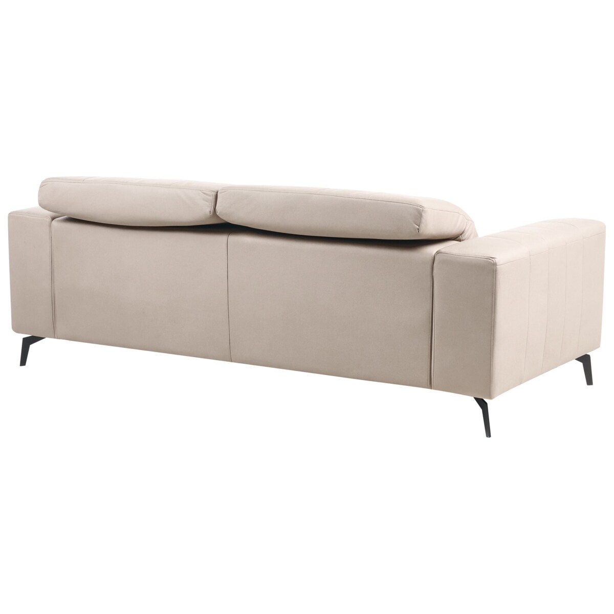 Komplet wypoczynkowy dla 6 osób OMMEL Ekoskóra Beżowoszary