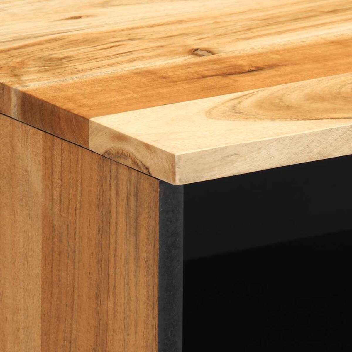 vidaXL Szafka nocna, 40x33x46 cm, lite drewno akacjowe