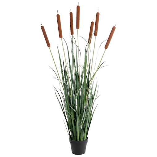 Sztuczna roślina BULRUSH 135 cm Zielony