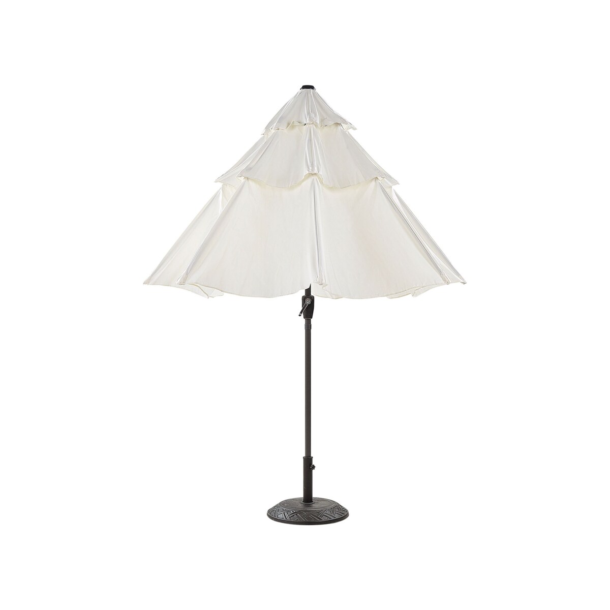 Parasol ogrodowy ⌀ 285 cm beżowy BIBIONE