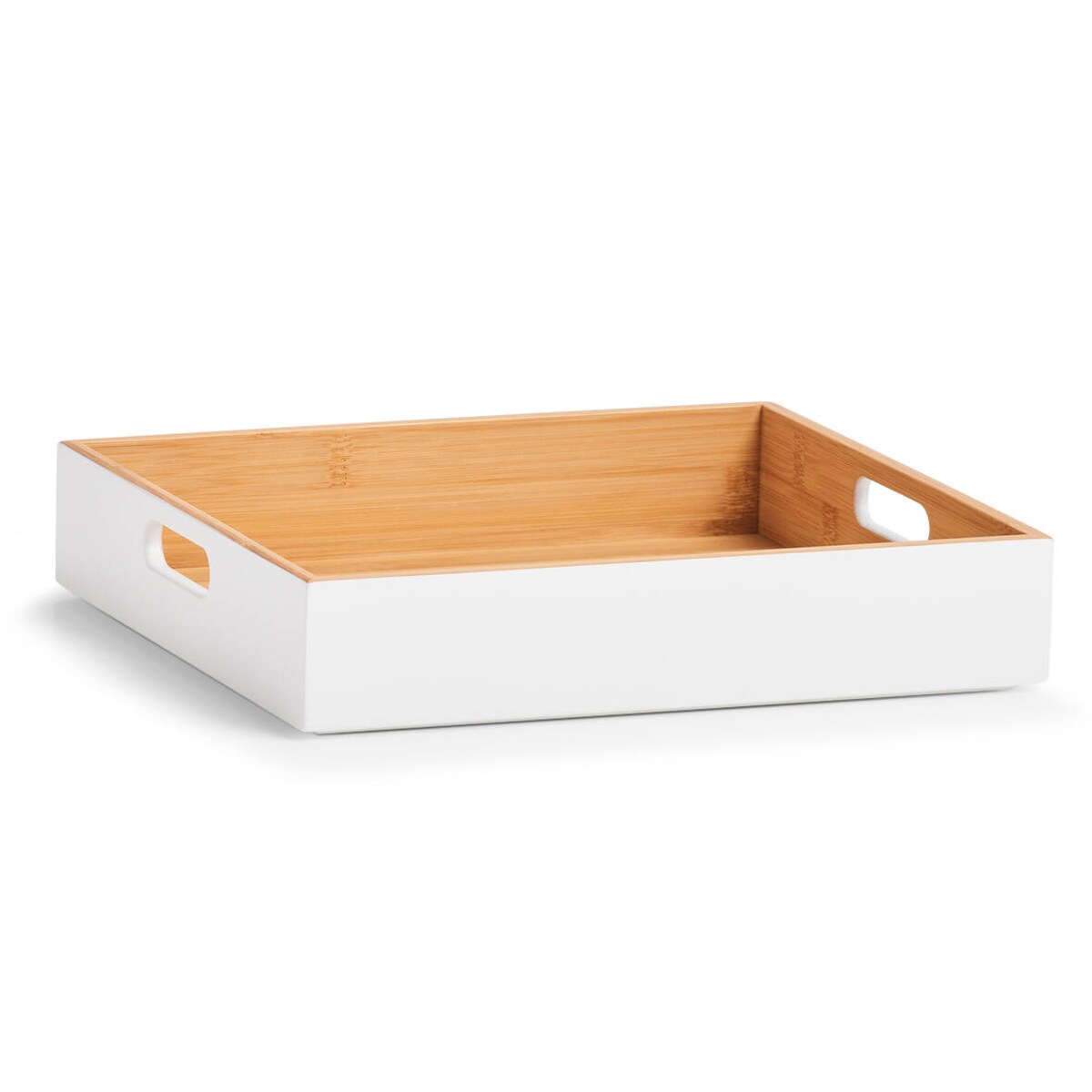 Pudełko do przechowywania z bambusa 30 x 27 x 6 cm