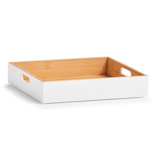 Pudełko do przechowywania z bambusa 30 x 27 x 6 cm