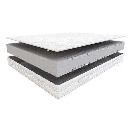 Materac HILDING 90x200 FOXTROT piankowy pokrowiec Hybrid