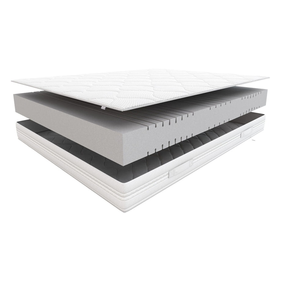 Materac HILDING 90x200 FOXTROT piankowy pokrowiec Hybrid