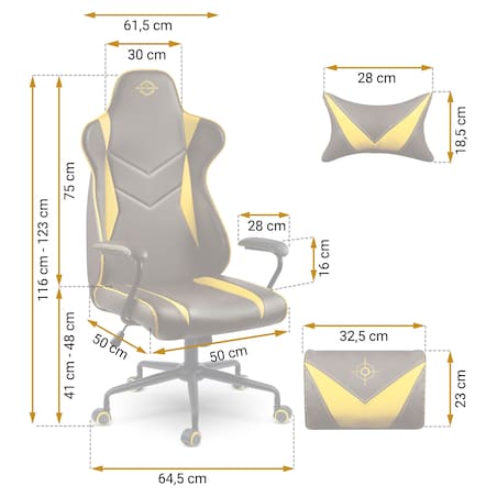 Fotel gamingowy obrotowy krzesło biurowe Sofotel Hydra