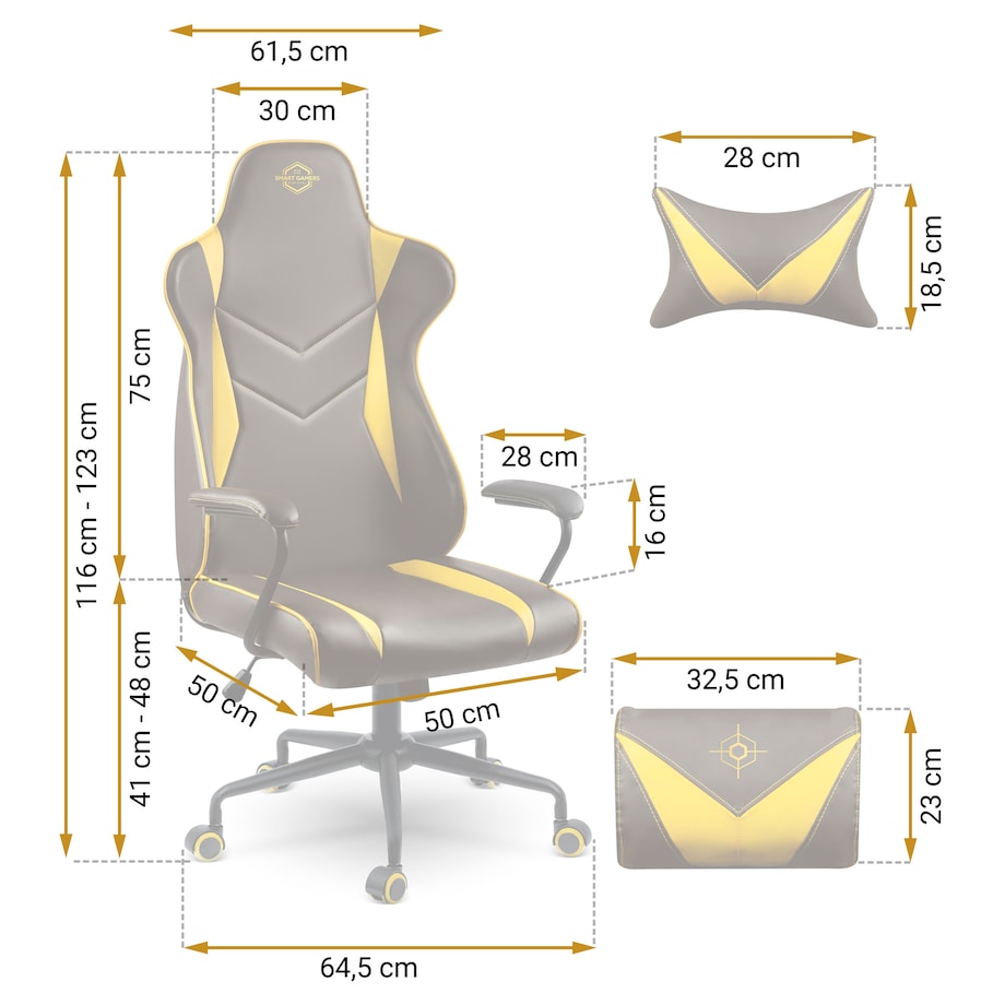 Fotel gamingowy obrotowy krzesło biurowe Sofotel Hydra