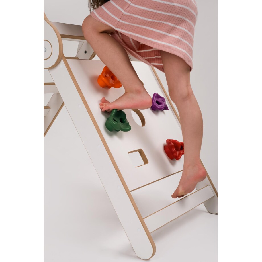 Drabinka Pikler ŚCIANKA WSPINACZKOWA + DUŻA zjeżdżalnia DRABINKA