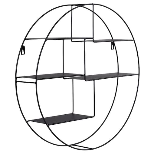 House Nordic Półka Sophie, czarna stal