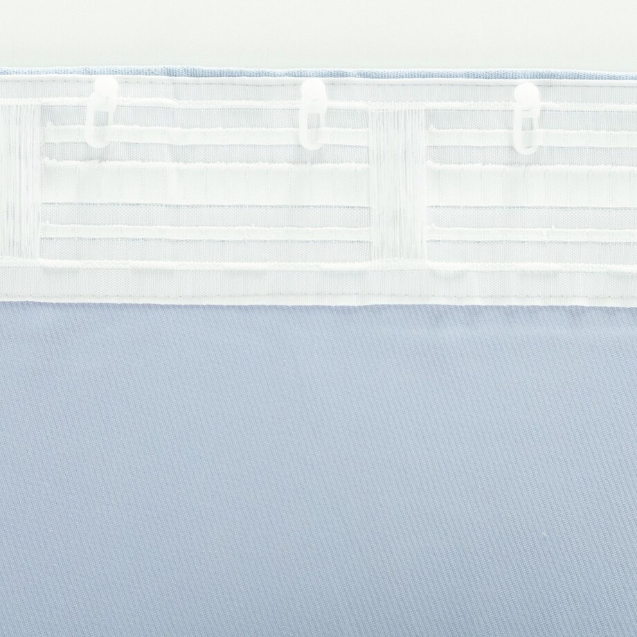 Zasłona BASIC na taśmie marszczącej 140x300 cm gołębi niebieski 1 szt. 140x300