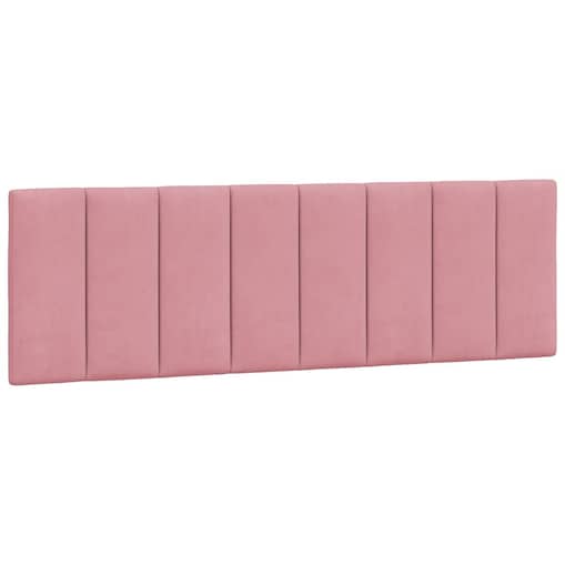 vidaXL Poduszka na wezgłowie, Hanko, różowa, 160 cm, aksamitna