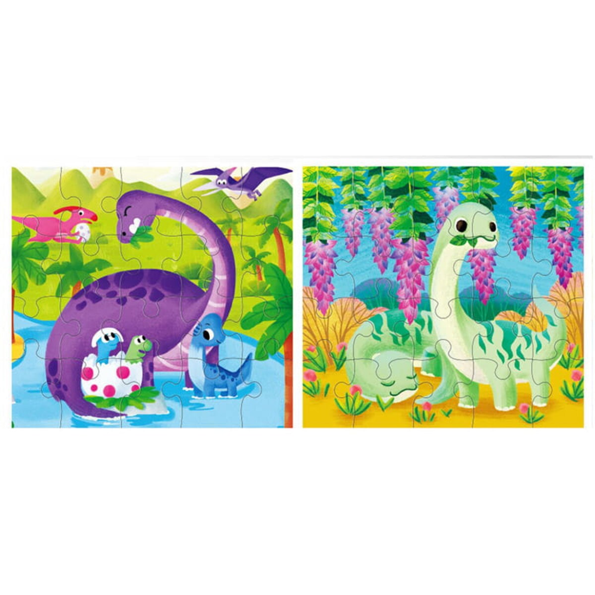 Puzzle edukacyjne - DINOZAURY - 120 el.