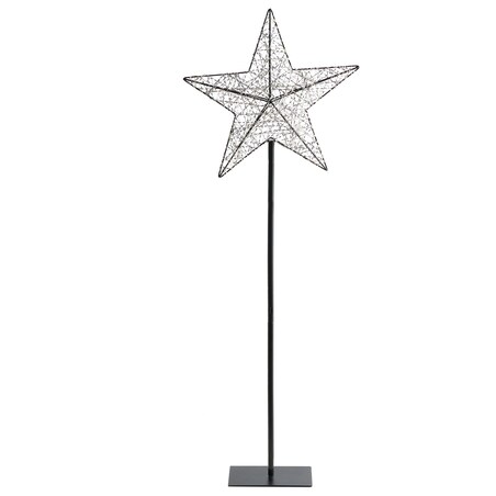 Dekoracja ogrodowa LED SANNAN Gwiazda 110 cm Czarny