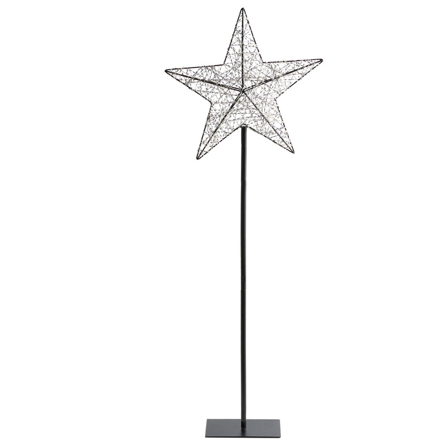 Dekoracja ogrodowa LED SANNAN Gwiazda 110 cm Czarny
