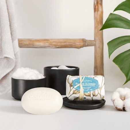 Mydło w kostce Castelbel kwiat bawełny 150 g