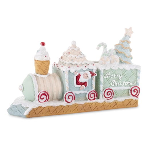 Dekoracja - pociąg ciasteczkowy 15x24x7,5 cm SPAGNA