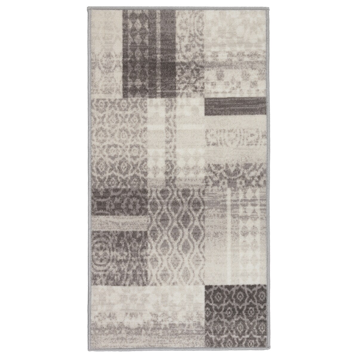 Chodnik Antypoślizgowy Vita 80x150 cm Patchwork Beżowy