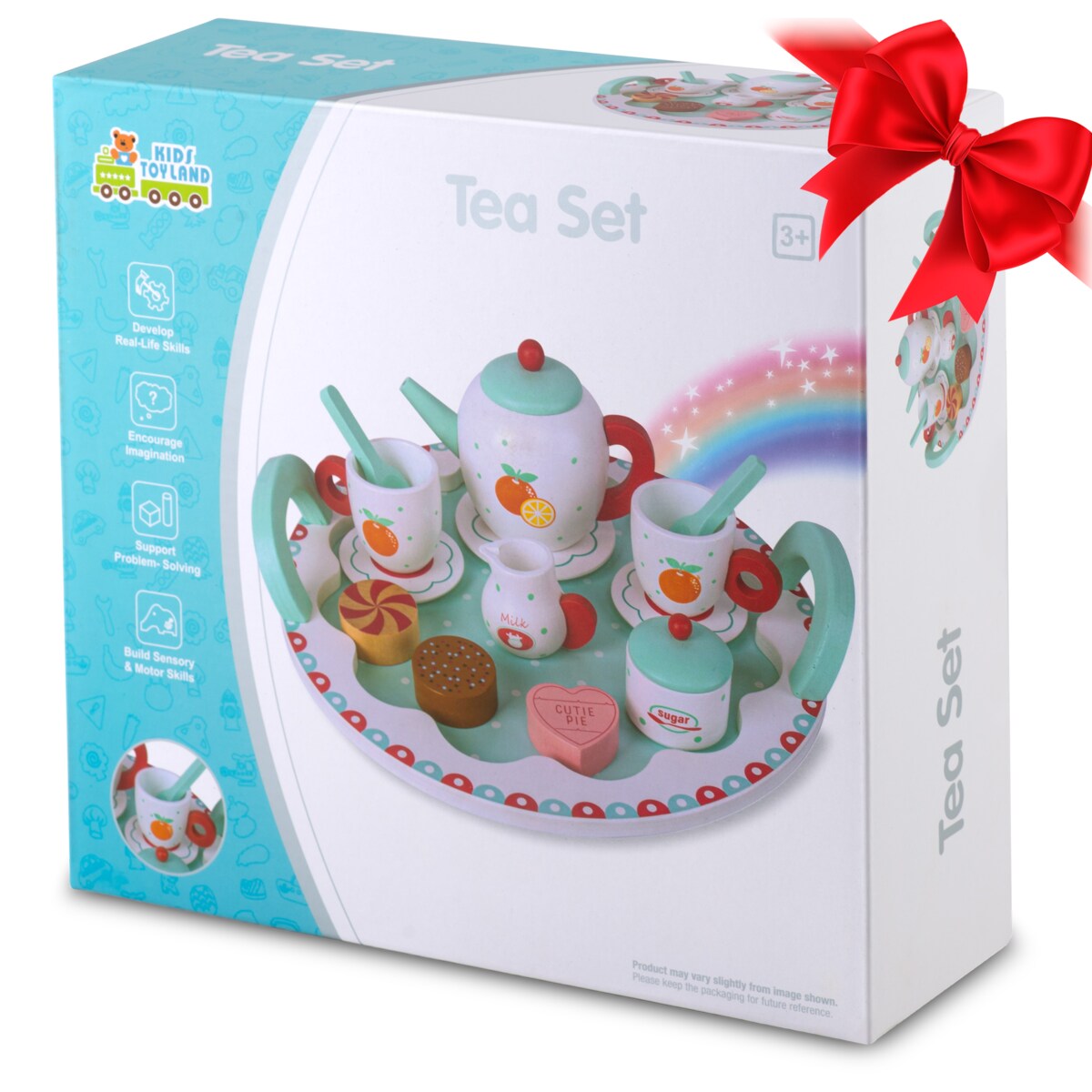 Drewniany serwis kawowy dla dzieci i ciasta Ricokids