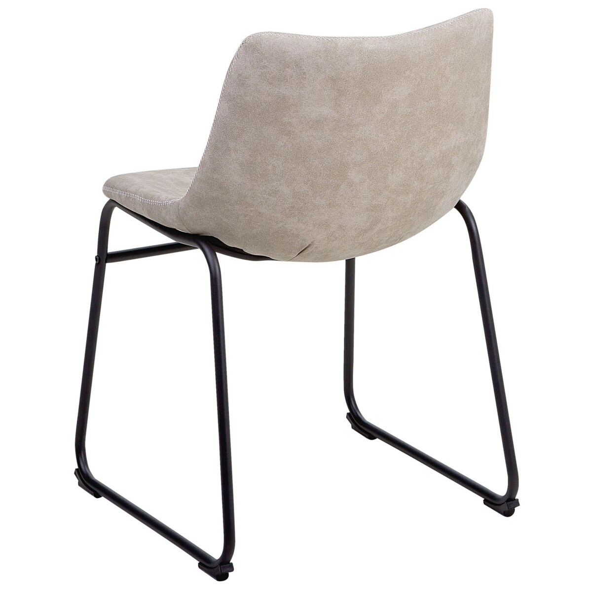 Zestaw 2 krzeseł do jadalni beżowy BATAVIA