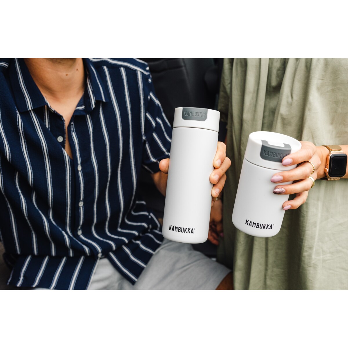 Kubek termiczny termos Olympus 500ml - Marshmallow white