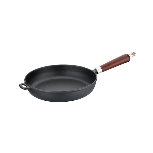 Patelnia żeliwna z odkręcaną rączką duża 30cm KINGHOFF