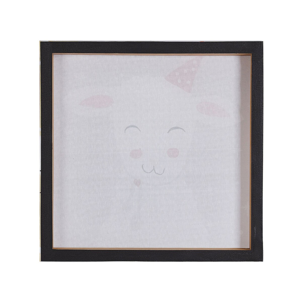 Zestaw 4 obrazów na płótnie zwierzęta 30 x 30 cm kolorowy BOMBI