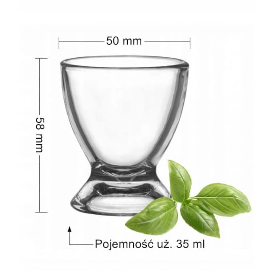 Podstawka Kieliszek na Jajko Kieliszek do Nalewek Wódki Uniwersalny 2W1