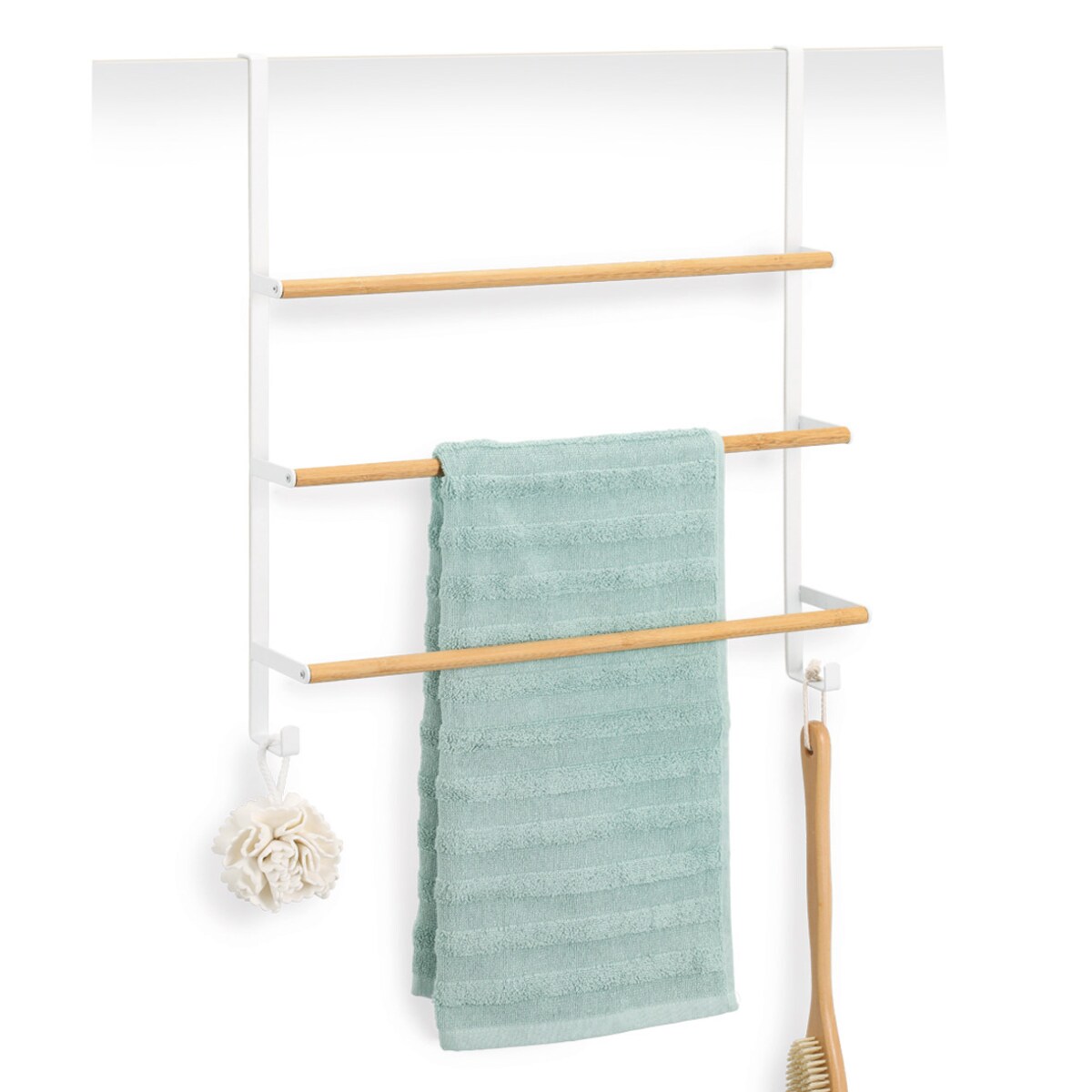 Wieszak na ręczniki na drzwi ZELLER, 51 x 56 cm