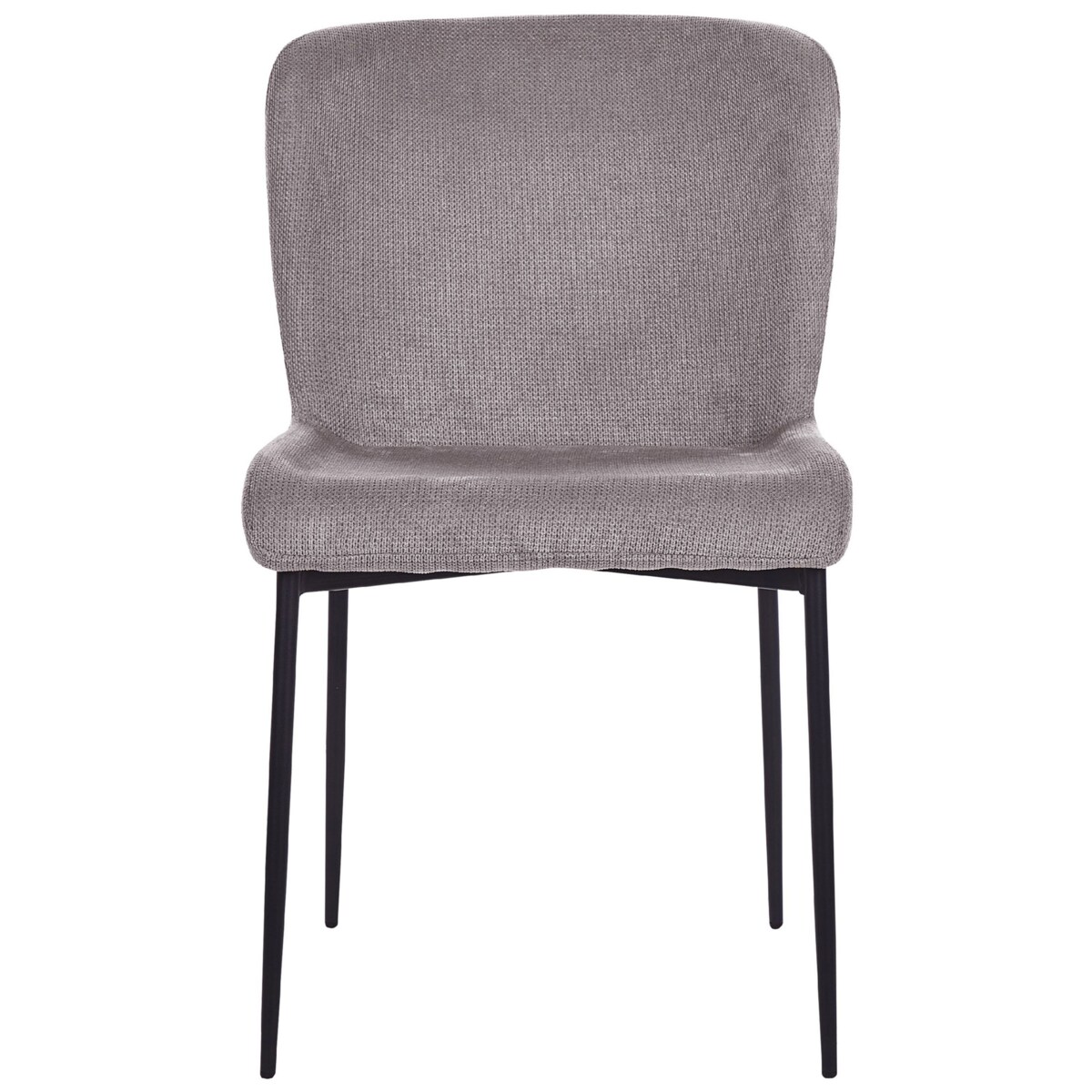 Zestaw 2 krzeseł do jadalni ciemnoszary ADA