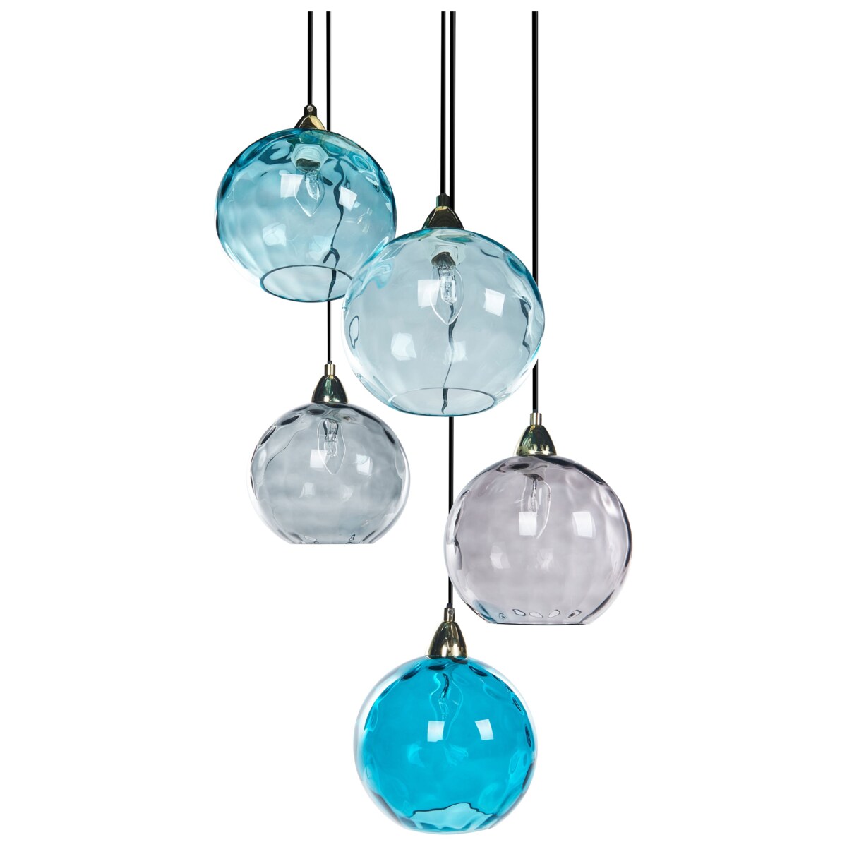 Lampa wisząca PABELLON Szkło Niebieski