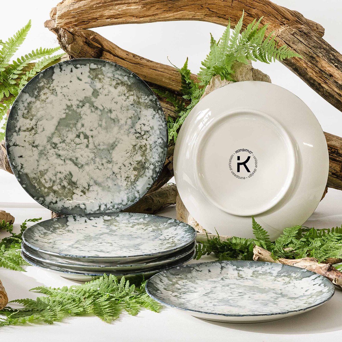 Talerz deserowy 6 szt. FINGO