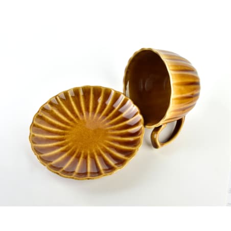 EVIE HONEY Filiżanka ze spodkiem 300ml