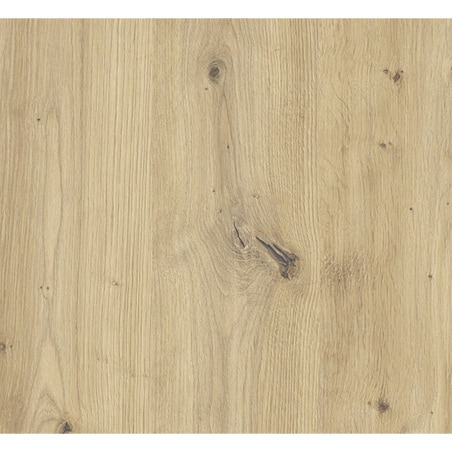 Stół VIV z lamelami do salonu, blat 100 cm dąb artisan -podstawa kaszmir