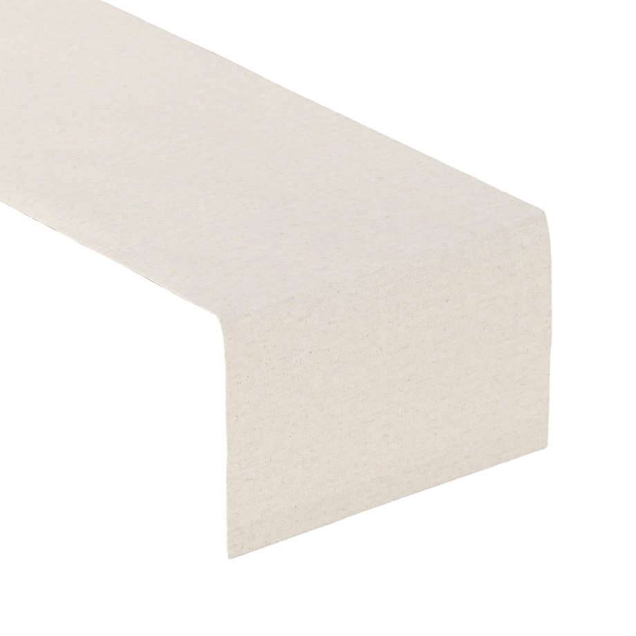 Bieżnik prostokątny 40x130 melanż szaro-beżowy