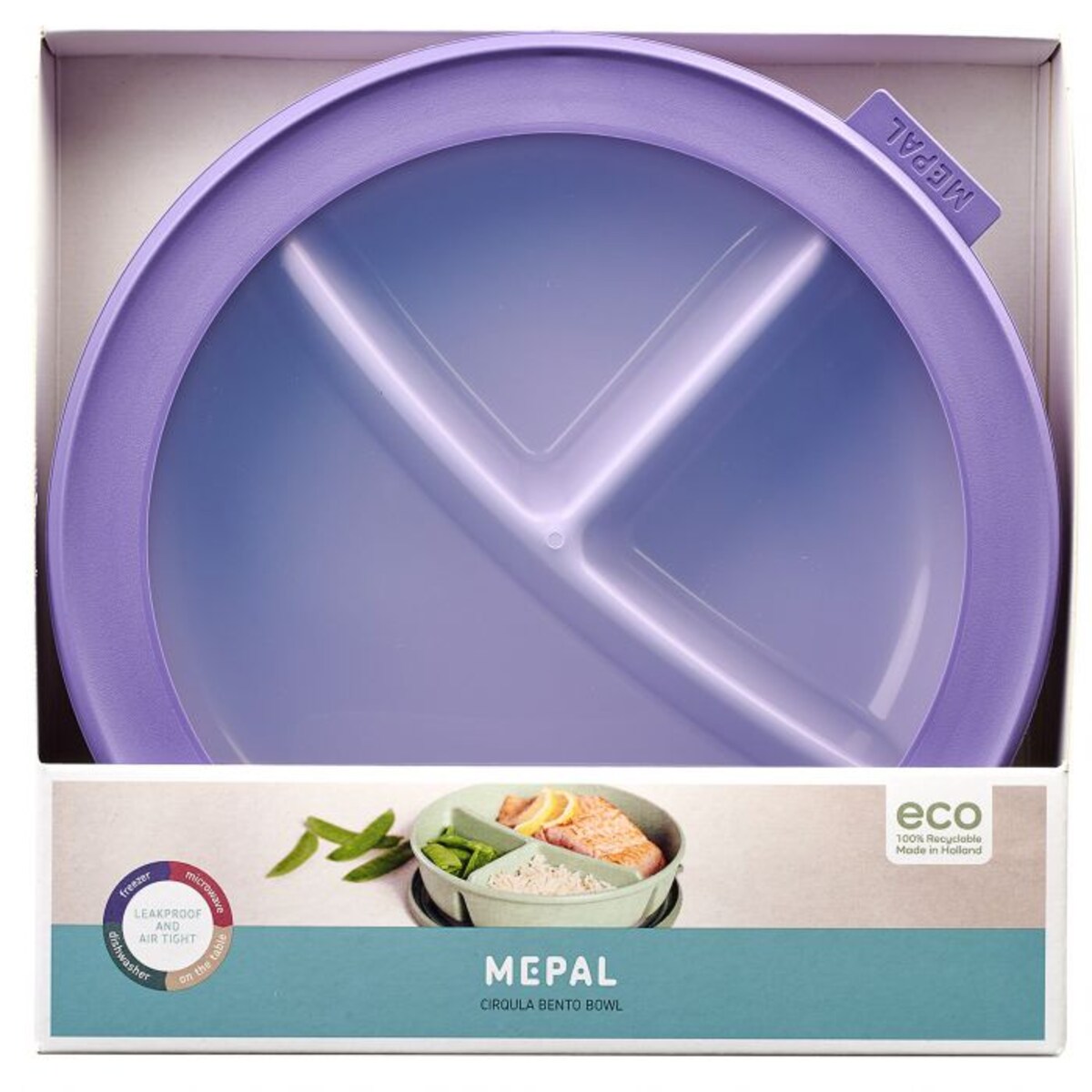 Miska Cirqula Bento 250 250 500 ml vivid lilac 106219074600