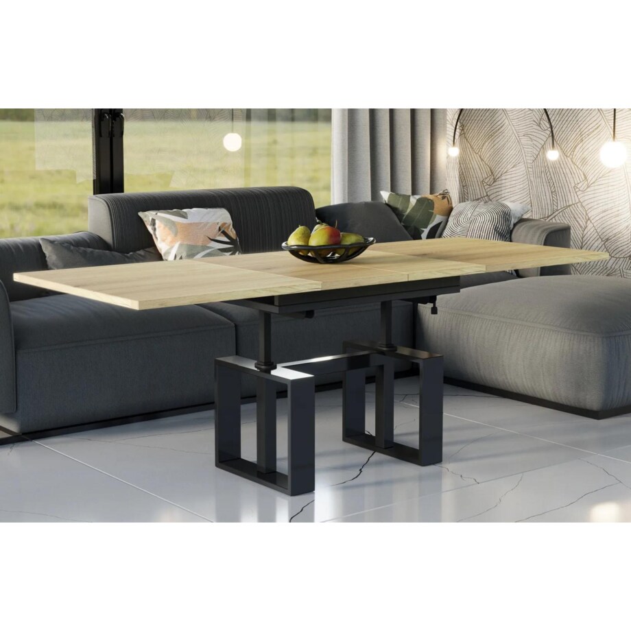 Ława rozkładana podnoszona EMPOLI 110(170)x65 dąb natura