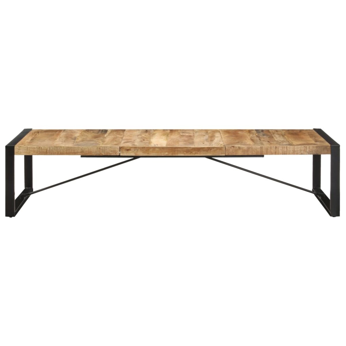 vidaXL Stolik kawowy, 180 x 90 x 40 cm, surowe drewno mango