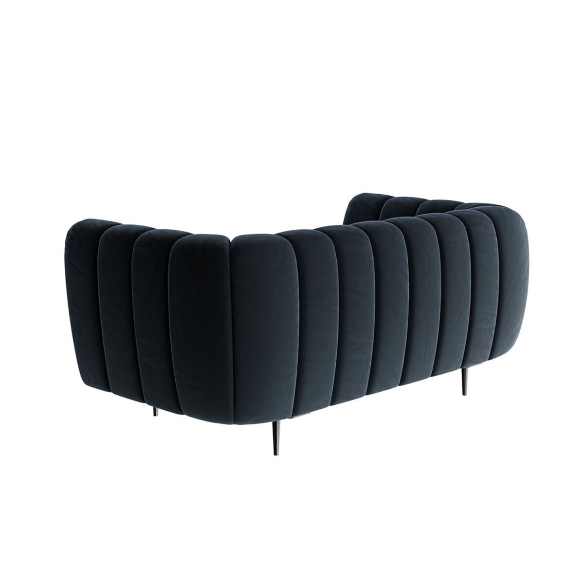 Shel Sofa 2-osobowa - ciemnoniebieska